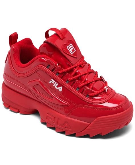 Fila Women S Disruptor Ii Heart Premium Casual Athletic Sneakers From