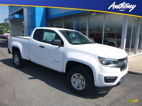 2019 Summit White Chevrolet Colorado Wt Extended Cab 4x4 134072522