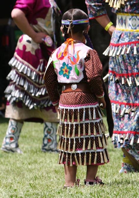 Little Old Style Jingle Dress Dancer Haskell 2014 Native American Fashion Jingle Dress