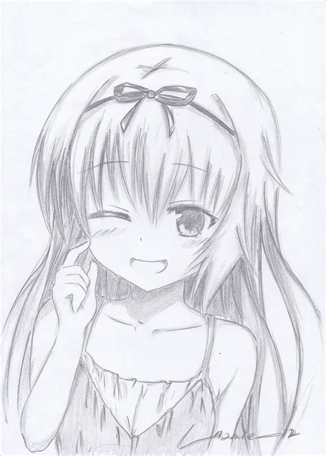 Cute Drawings Anime Easy Simple Sketching By Khai90 On