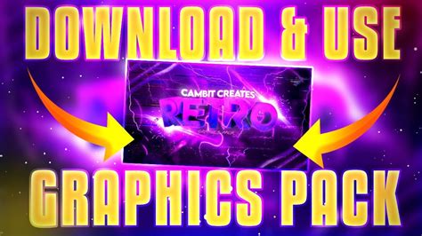 How To Download And Use A Graphics Pack Youtube