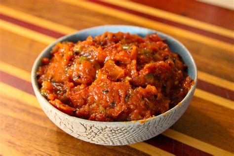 Spicy Tomato Chutney A South Indian Tomato Achar