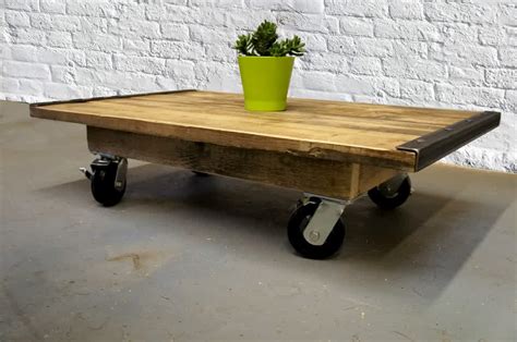 Add to favorites legs with wheels and 4 brakes,rustic table legs with wheels and locking mechanisms,coffee table industrial dining table legs tablelegsca 5 out of 5 stars (67. Coffee Table on Casters, Move It Anytime - HomesFeed