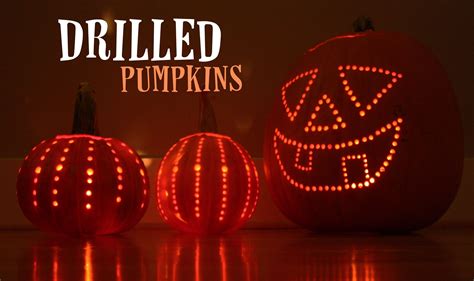 Drilled Pumpkins Repeat Crafter Me Pumpkin Pattern Halloween
