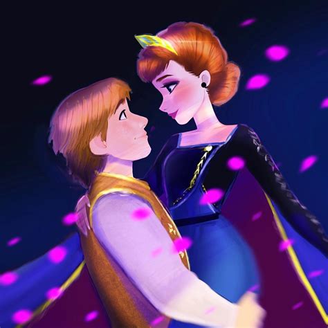 Anna And Kristoff From Frozen 2 💜💜💜 I Finally Saw The Movie 😂 Kristoff’s Song Was So Cringe But