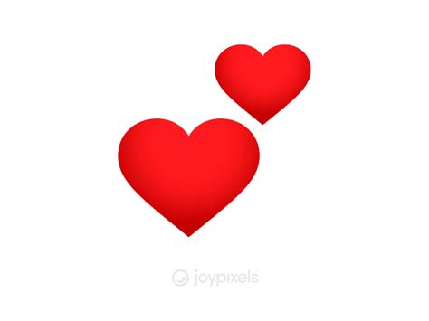 The Joypixels Revolving Hearts Animated Emoji Version 3