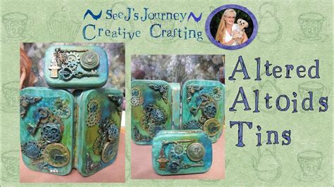 Altered Altoids Tins Using Tim Holtz Alcohol Inks Youtube