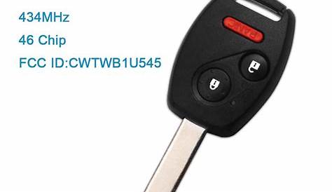 3btn Remote Keyless Key 434Mhz Fob For Honda Pilot 2005 2006 2007 2008