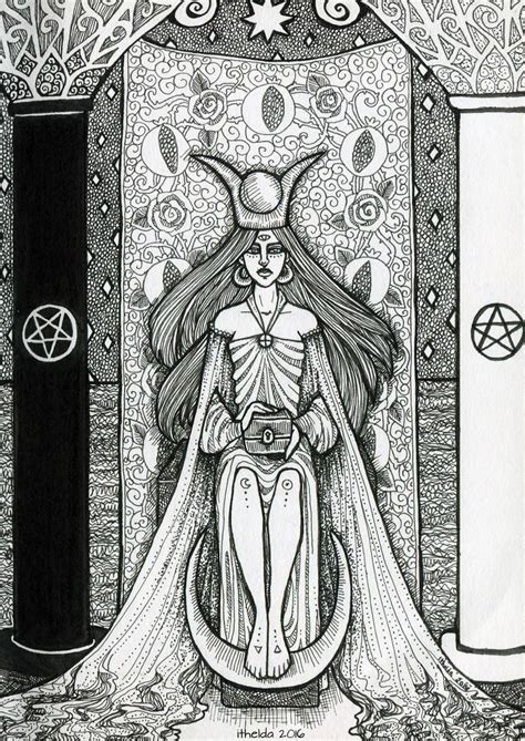 The High Priestess By Ithelda On Deviantart
