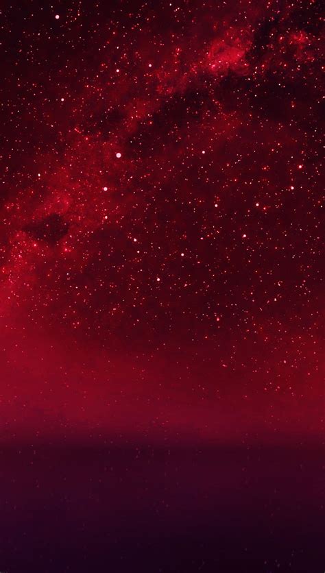 720p Free Download Red Night Space Stars Hd Phone Wallpaper Peakpx