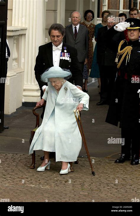 The Queen Mother Celebrates Her 101st Birthday At Clarence House In