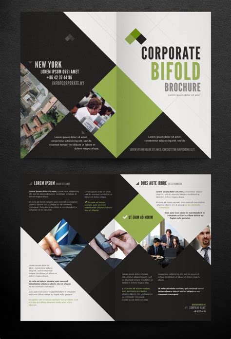2 Fold Brochure Template Free Download Free Printable Templates