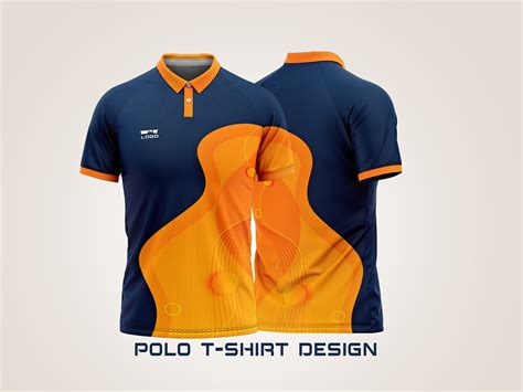Polo T Shirt Design Front And Back Part Design Behance