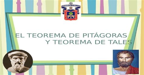 Teorema De Pitágoras Y Teorema De Tales Pptx Powerpoint