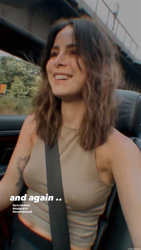Lena Meyer Landrut Shows Her Pokies While Driving 8 Pics Video