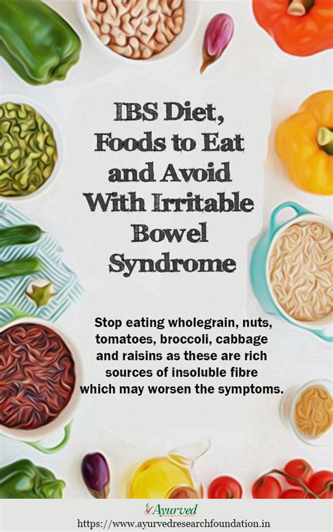 Irritable Bowel Syndrome Diet Food List