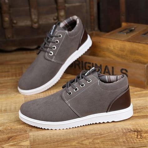 Shop Mens Casual Lace Up Shoes Grey Jumia Uganda