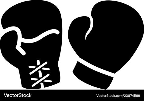 Boxing Gloves Icon Royalty Free Vector Image Vectorstock