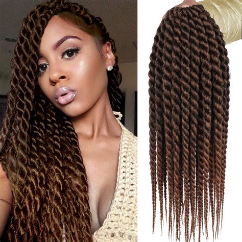 Then bring the outside pieces under the middle piece, in the same way as with a french braid you'd bring the outside pieces over the middle. 2020 Hot! I8nch 12strands/Pack 1Packs Havana Mambo Crochet Braids Senegalese Twist Crochet Twist ...