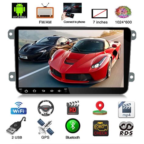 Universal 9inch Car Stereo Android With 2 Din Multimedia Gps Video For