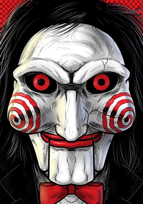 Jigsaw By Thuddleston Horror Movie Art Horror Art Horror Drawing