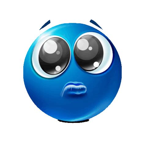 Blue Emoji Sticker Blue Emoji Discover Share Gifs