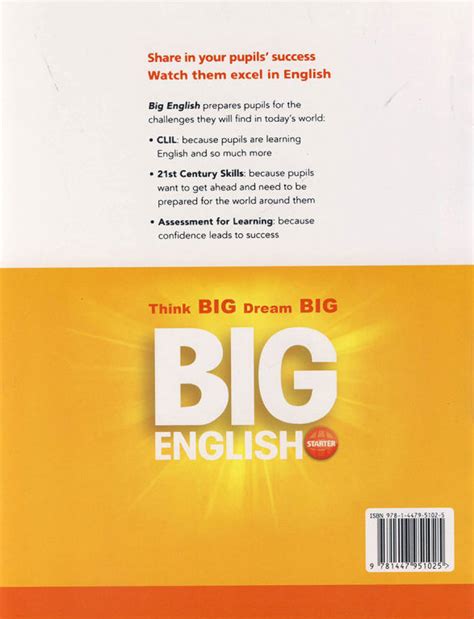 خرید کتاب BIG ENGLISH STARTER SB WB CD کتاب دانش آموز کتاب تمرین