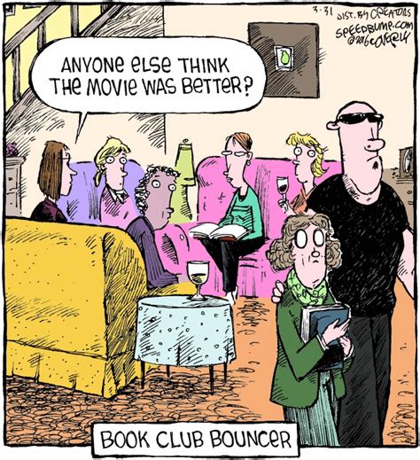 Mystery Fanfare Cartoon Of The Day Book Club Bouncer