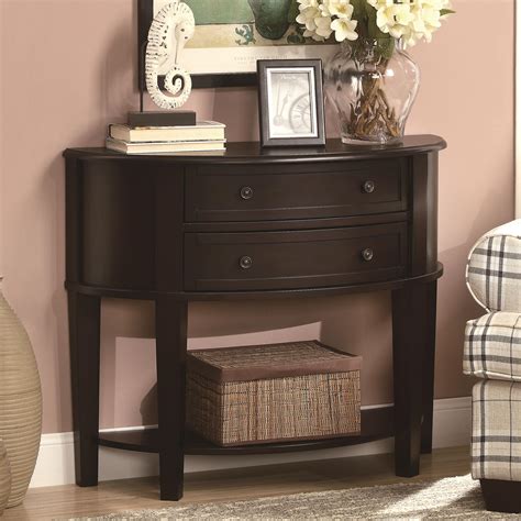 Coaster Accent Tables 950156 Demilune Entry Sofa Table