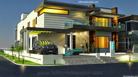 In every interior designing for home, there are top two metrics that architects follow to create the plan or design of your home. 3D Front Elevation.com: 2 KANAL DHA MODERN CONTEMPORARY ...