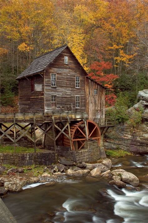 Autumn At The Grist Mill Stock Image Colourbox