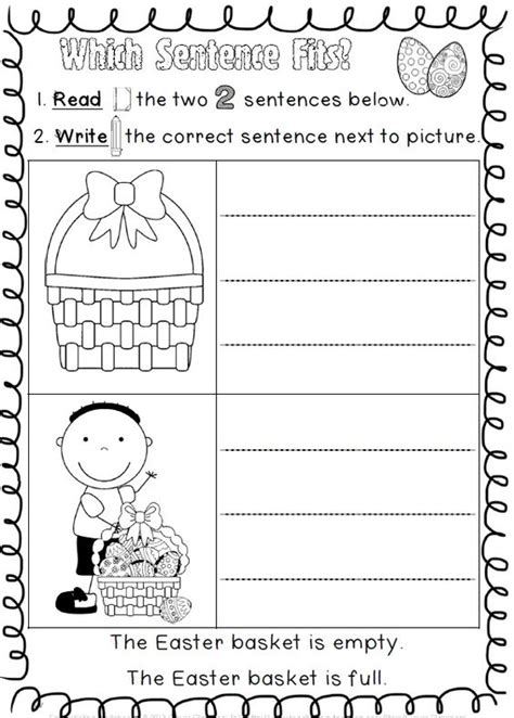 Easter writing worksheets (page 1) easter worksheets and printouts free easter worksheets for kids these pictures of this page are about:easter writing worksheets Easter Reading Worksheets For Second Grade - reading ...