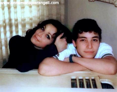 Pier Angeli With Son Perry 16 Years Old 1971