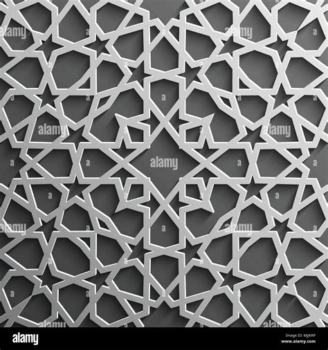 Islamic Pattern Black And White Stock Photos And Images Alamy