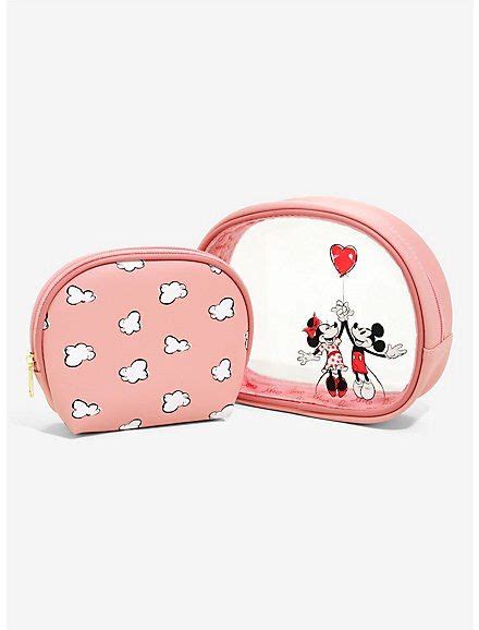 Disney Mickey Mouse And Minnie Mouse Cosmetic Bag Set Boxlunch