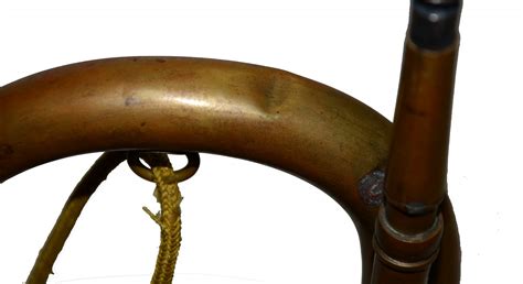 Civil War Era Imported Bugle With Cavalry Cord — Horse Soldier