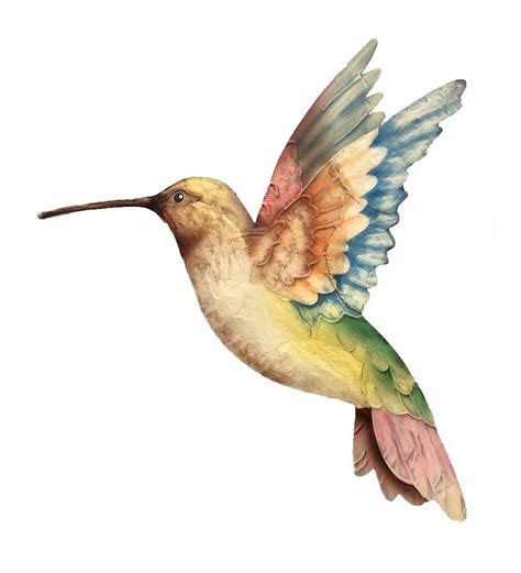 Changing my page to treasures from blessings so after i get all my photos added i will go ahead and delete this page so i'll have just one place to post things with a wide range of hand painted home decor. Hand-Painted Metal and Capiz Hummingbird Wall Art | All ...