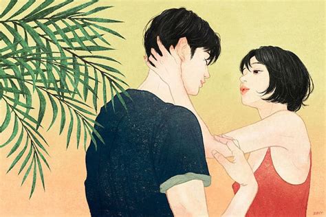 Engi S Designall 한국 일러스트레이터가 표현한 커플의 밀도 있는 사랑의 모습 Korean Artist’s Illustrations Capture The