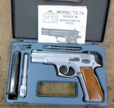 Tanfoglio Tz 75 Series 88 Semi Auto Pistol 9mm For Sale