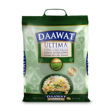 Daawat Ultima Extra Long Grain Basmati Rice 2 Years Aged 10lbs