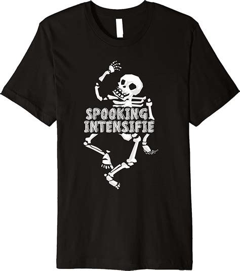 Skeleton Meme Halloween Tshirt Spooking Intensifies Spooky