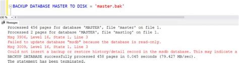 Sql Server Fix Msg Could Not Insert A Backup Or Restore