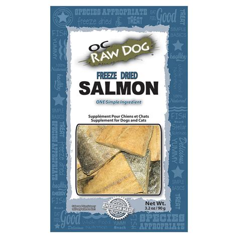 Oc Raw Freeze Dried Salmon Dog Treat 32oz Pet Food Warehouse