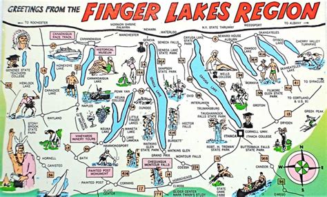 27 Finger Lakes Wineries Map Maps Online For You