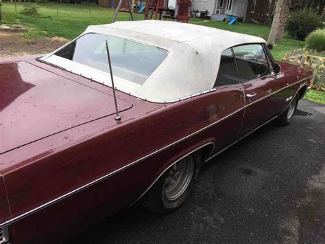 1966 Chevrolet Impala Convertible Red Rwd Automatic Super Sport For