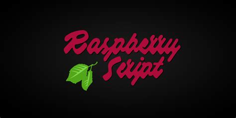 Download Raspberry Script Font