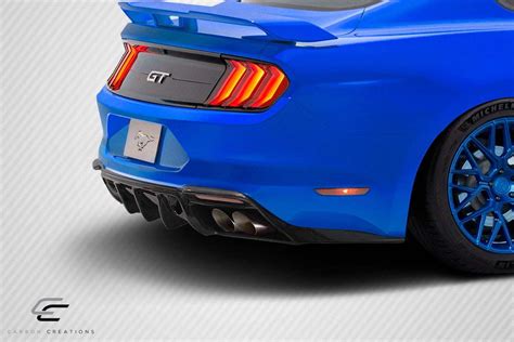 2018 2019 Ford Mustang Carbon Creations Grid Rear Diffuser 1pc 115006
