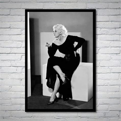 Jean Harlow Poster Etsy