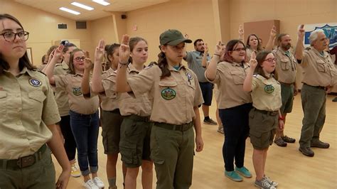 Girls Form All Female Scouts Bsa Troop In Pearland Texas Abc7 New York