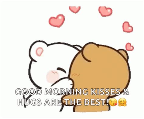 Good Morning Hugs And Kisses Soft Kiss Gif Gifdb Com